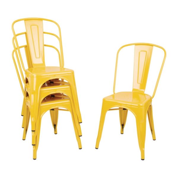 dk292 yellowsteelchair6