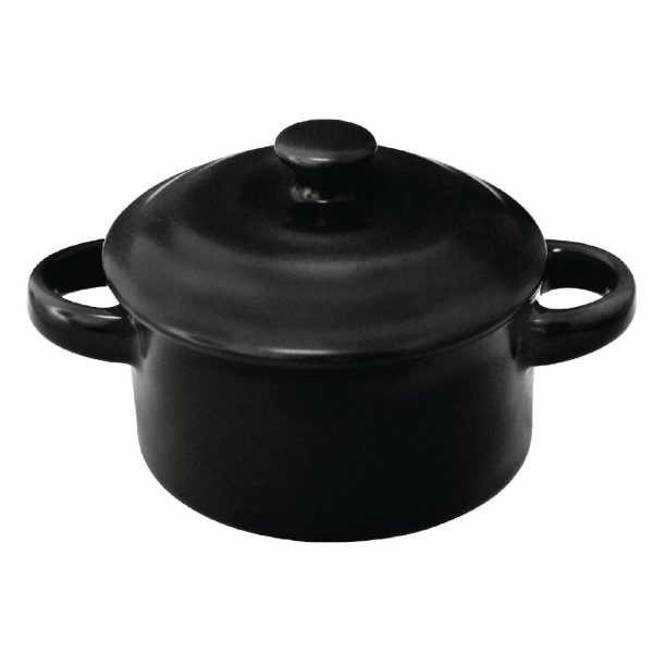 dk820 y round pot matt black